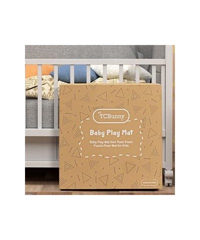 Extra Large Baby Play Mat - 4FT x 6FT Non-Toxic Foam Puzzle Floor Mat for Kids & Toddlers (Grey/White Star) $89.82 Puzzle Pla...