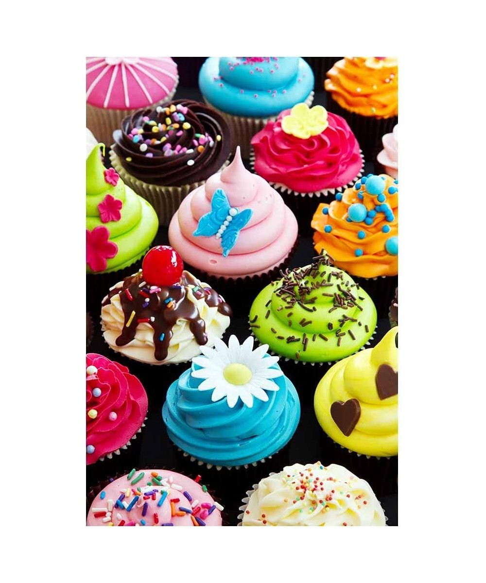 500 Pieces Assorted Cupcake Jigsaw Puzzle for Adults and Kids Big Size Gift Idea $23.63 Jigsaw Puzzles