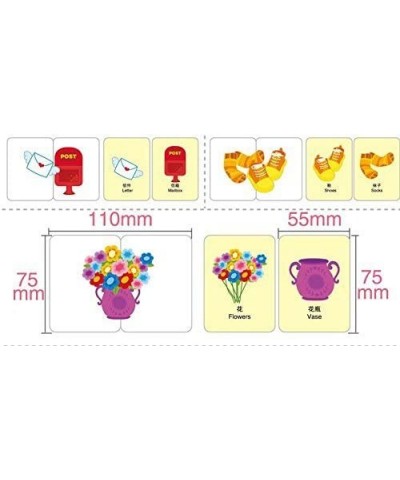 Baby Infant 32pcs Flash Card Jigsaw cognition Puzzle Shape Matching Puzzle Cognitive Learning Early Education Card Learning T...