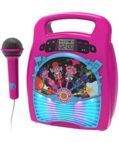 Trolls Karaoke Machine Bluetooth MP3 Karaoke Player Portable with Light Show Store Hours of Music with Built in Memory Sing A...