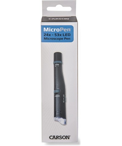 MicroPen LED Lighted 24x-53x Magnification Microscope Pen (MP-300) Black $22.51 Children's Optics