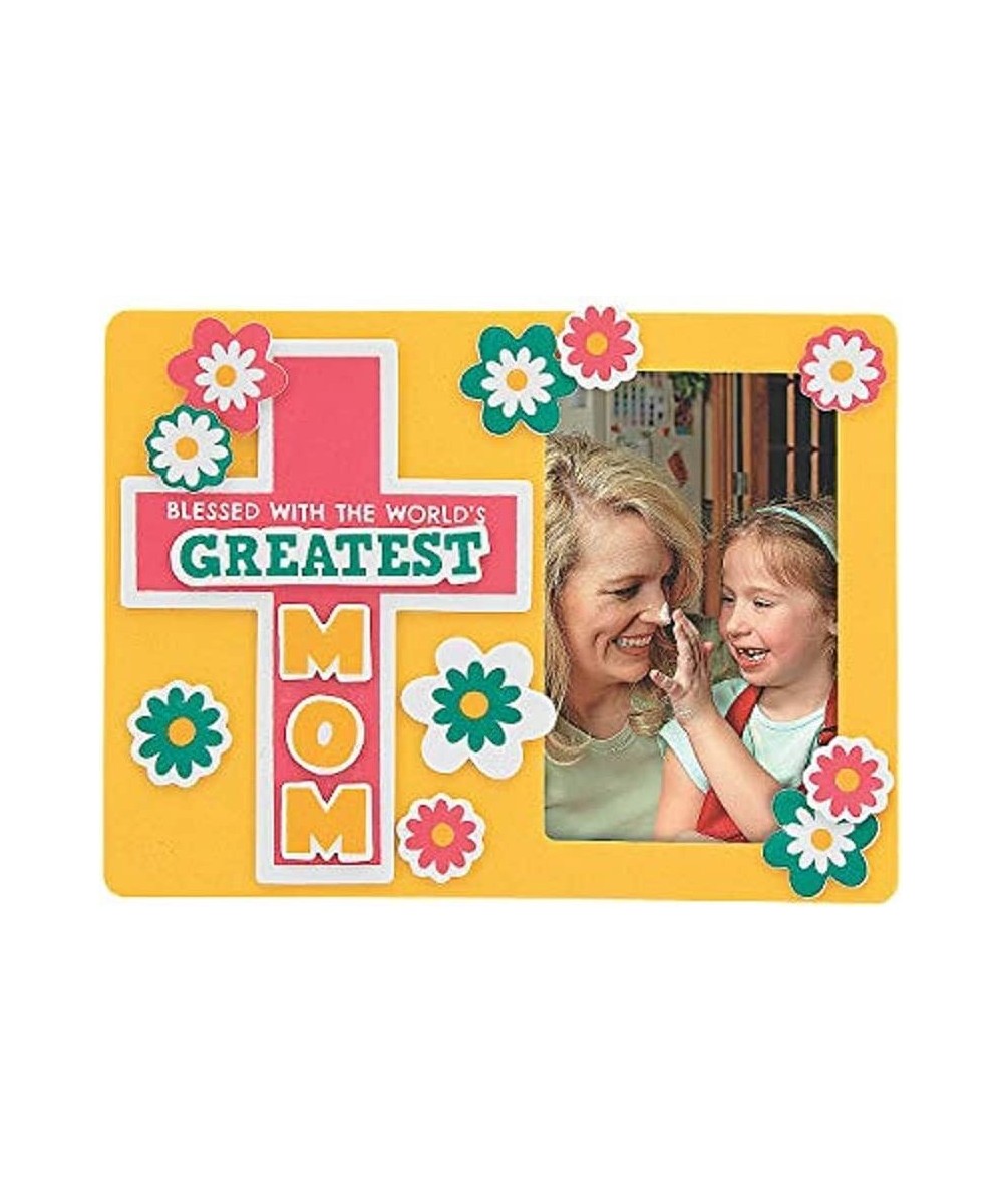 Religious Mother’s Day Picture Frame Magnet Craft Kit - Makes 12 - DIY Craft Gifts for Kids $21.62 Craft Kits