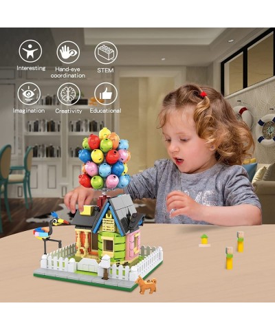 Up Flying Balloon House Bricks Kit for Kids Age 8-14 Yrs MOC Creative Tensegrity Building Block Set STEM Toys Gifts for Girls...