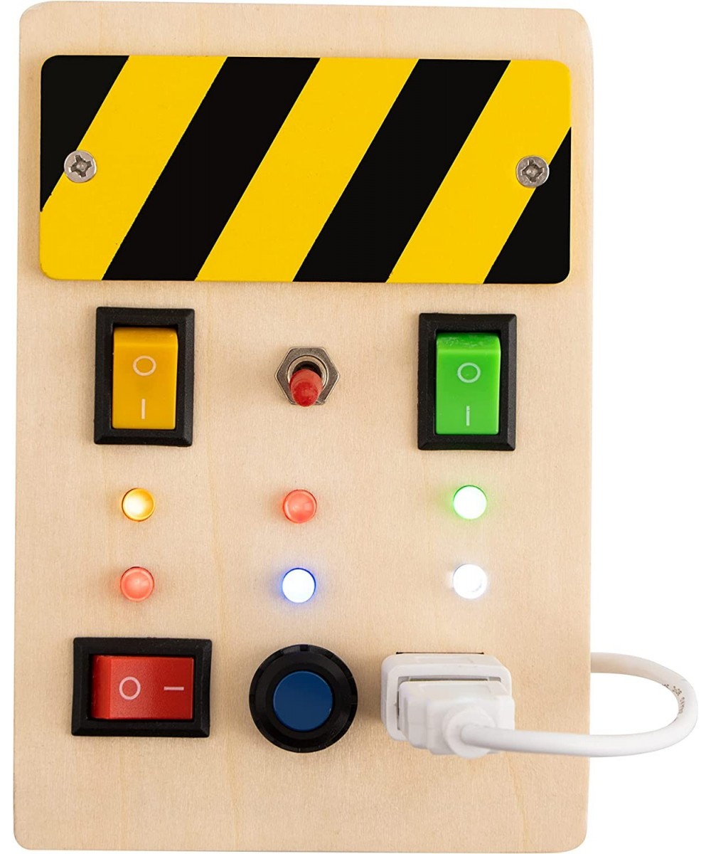 Montessori Busy Board for Toddlers – Light Switch Sensory Board - Baby Activity Button Toy $42.07 Early Development & Activit...