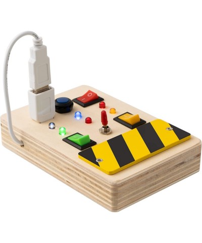 Montessori Busy Board for Toddlers – Light Switch Sensory Board - Baby Activity Button Toy $42.07 Early Development & Activit...