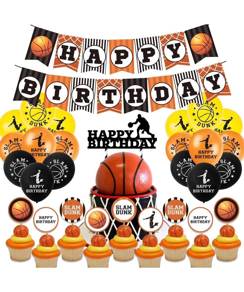 Basketball Theme Birthday Party Decorations $17.51 Toy Sports Products