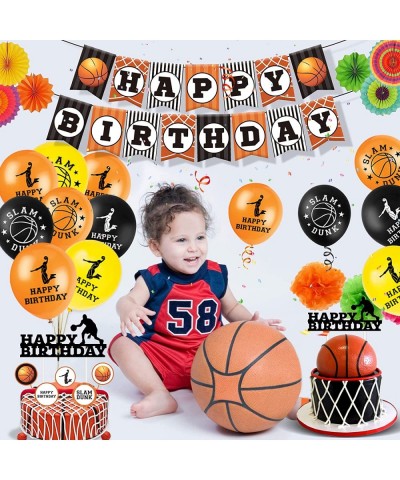 Basketball Theme Birthday Party Decorations $17.51 Toy Sports Products