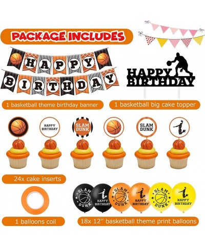 Basketball Theme Birthday Party Decorations $17.51 Toy Sports Products