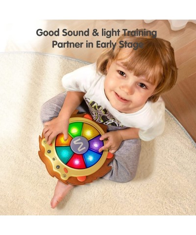 Hedgehog Plush Light Musical Drum Piano Toddler Toys Electronic Music Sound Instruments Baby Toy Light up Game Baby Sleep Soo...