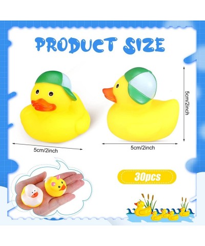 Rubber Ducks in Bulk Mini Cute Assorted Duckies Bath Toys Rubber Floating Duck Baby Shower Party Favors Bath Tub Toys Birthda...