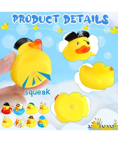 Rubber Ducks in Bulk Mini Cute Assorted Duckies Bath Toys Rubber Floating Duck Baby Shower Party Favors Bath Tub Toys Birthda...