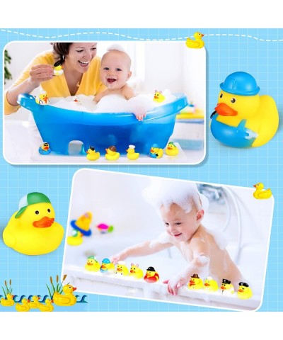 Rubber Ducks in Bulk Mini Cute Assorted Duckies Bath Toys Rubber Floating Duck Baby Shower Party Favors Bath Tub Toys Birthda...