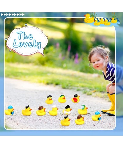 Rubber Ducks in Bulk Mini Cute Assorted Duckies Bath Toys Rubber Floating Duck Baby Shower Party Favors Bath Tub Toys Birthda...