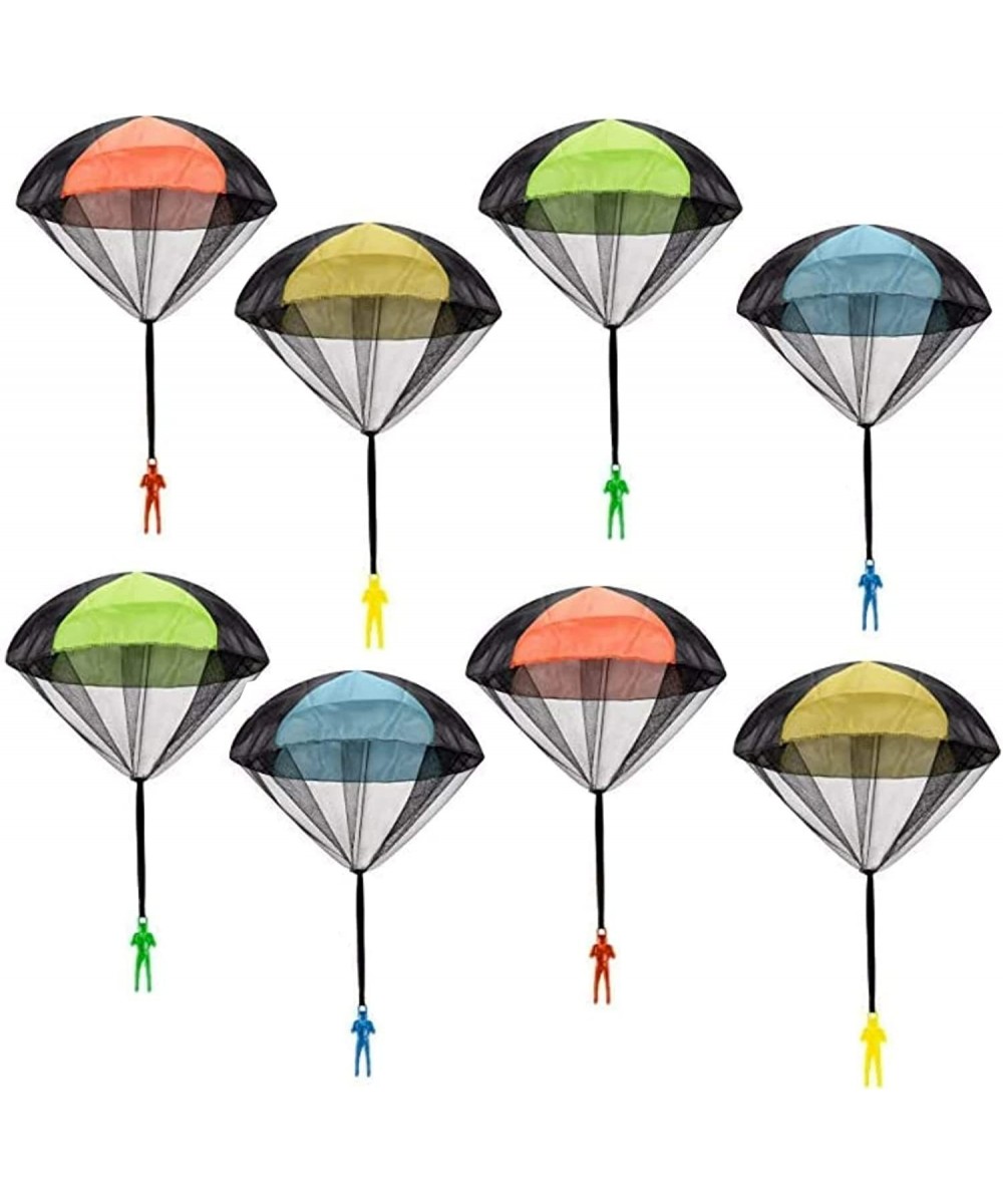 Parachute Toy Tangle Free Throwing Toy Parachute Outdoor Children's Flying Toys No Battery nor Assembly Required (8 Pieces Se...