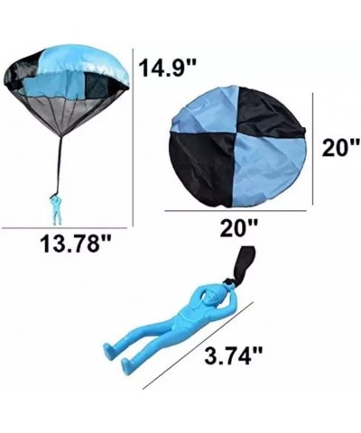 Parachute Toy Tangle Free Throwing Toy Parachute Outdoor Children's Flying Toys No Battery nor Assembly Required (8 Pieces Se...