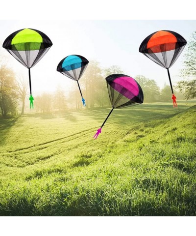 Parachute Toy Tangle Free Throwing Toy Parachute Outdoor Children's Flying Toys No Battery nor Assembly Required (8 Pieces Se...