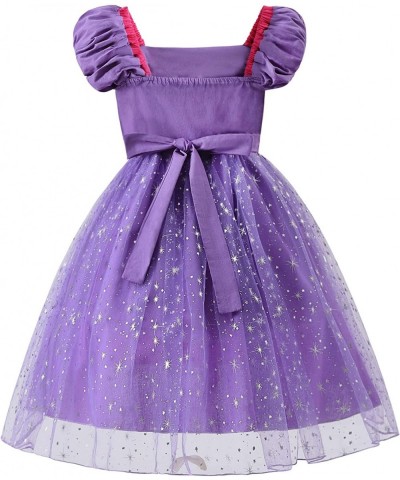 Tangle Costume for girls Princess Rapunzel Cosplay Princess Dress up Clothes for Little Girls $48.86 Kids' Costumes