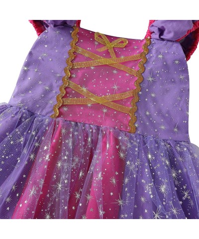 Tangle Costume for girls Princess Rapunzel Cosplay Princess Dress up Clothes for Little Girls $48.86 Kids' Costumes