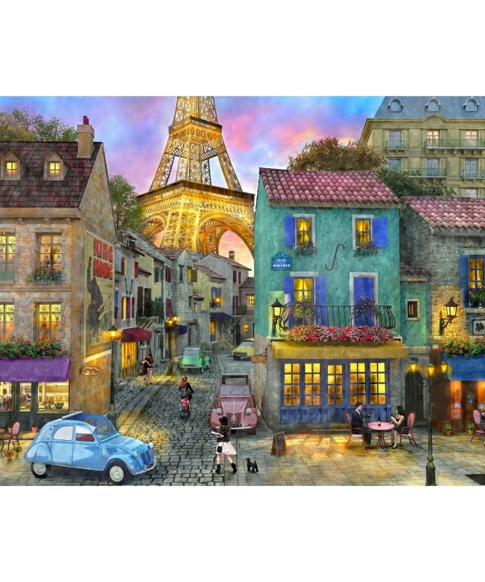 Puzzles - Eiffel Magic - 1000 Piece Jigsaw Puzzle - Large 30 Inches by 24 Inches Puzzle - Made in USA - Unique Cut Interlocki...