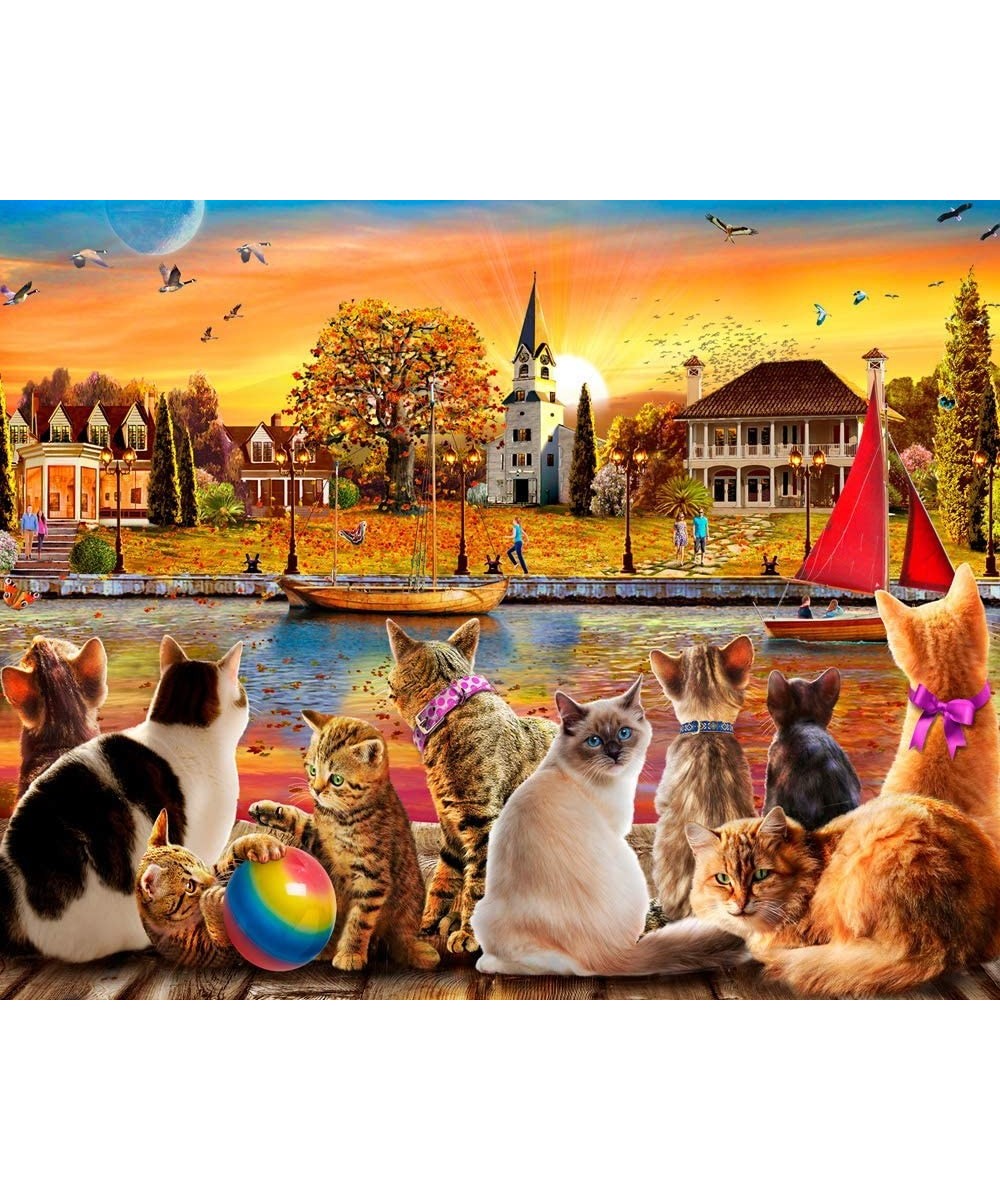 Dockside Cats Jigsaw Puzzle 1000 Piece $30.66 Jigsaw Puzzles