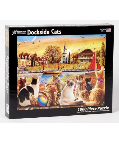 Dockside Cats Jigsaw Puzzle 1000 Piece $30.66 Jigsaw Puzzles