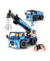 Remote Control Building Kit - 401 pcs 2-in-1 RC Crane or Truck Engineering Vehicle Building Toy for Boys 6-12 Year | Construc...