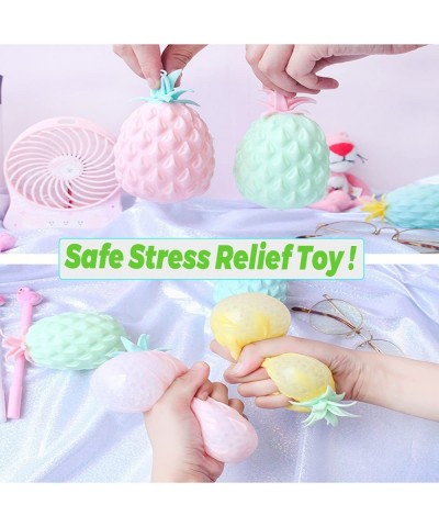 Pineapple Stress Balls Squishy Stress Balls Toy Big Pineapple Fruit Stress Ball Squeeze Balls for ADHD Kids Adult Ati-Stress ...