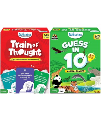 Train of Thought + Guess in 10 Animal Planet Bundle | Super Fun Family Games | Gifts for Ages 6 and Up… $46.26 Card Games