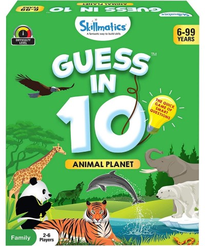 Train of Thought + Guess in 10 Animal Planet Bundle | Super Fun Family Games | Gifts for Ages 6 and Up… $46.26 Card Games