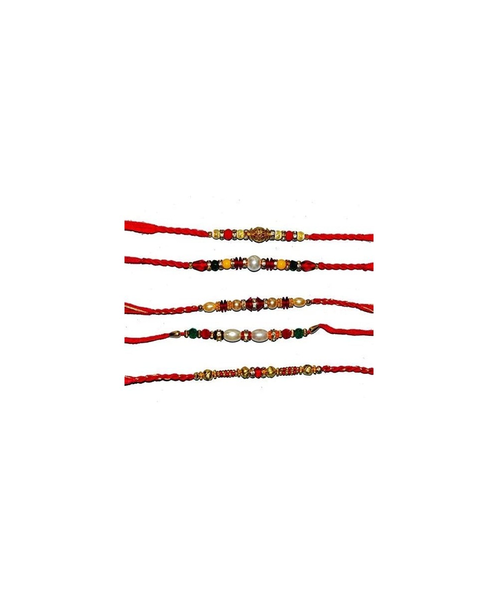 MyGranary Assorted Rakhi Bracelets (Set of 5 Rakhis) $17.31 Kids' Dress-Up Accessories