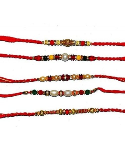 MyGranary Assorted Rakhi Bracelets (Set of 5 Rakhis) $17.31 Kids' Dress-Up Accessories