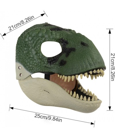 Dinosaur Mask Headgear Halloween Party Latex Animal T-Rex Dinosaur Head Mask Party Masquerade Mask Dinosaur Role Play Props $...