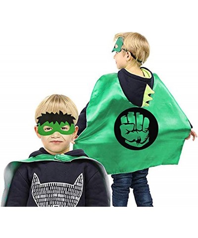 Superhero Capes and Masks for Kids Halloween Cosplay Double Side Capes Superhero Toy Kids Best Gifts $24.27 Kids' Costumes