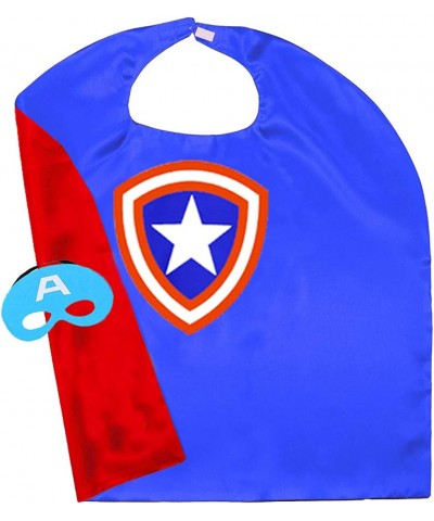 Superhero Capes and Masks for Kids Halloween Cosplay Double Side Capes Superhero Toy Kids Best Gifts $24.27 Kids' Costumes