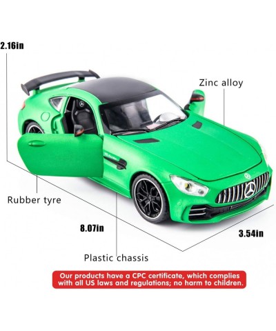 1/24 Benz AMG GTR Toy Cars Model Car Zinc Alloy Pull Back Toy car with Sound and Light for Kids Boy Girl Gift(Green) $47.65 K...