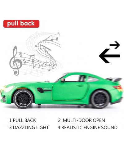 1/24 Benz AMG GTR Toy Cars Model Car Zinc Alloy Pull Back Toy car with Sound and Light for Kids Boy Girl Gift(Green) $47.65 K...