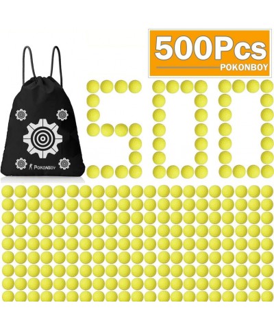 Upgraded 500-Round Balls Refill Pack Compatible with Nerf Rival Apollo Zeus Atlas and Artemis Blasters (Storage Bag Included)...