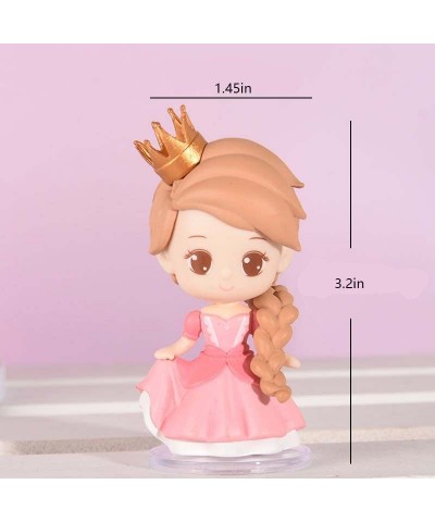 princess Cake Topper Happy Birthday Banner Cake Decoration For Girl Kid Birthday $19.52 Kids' Party Decorations