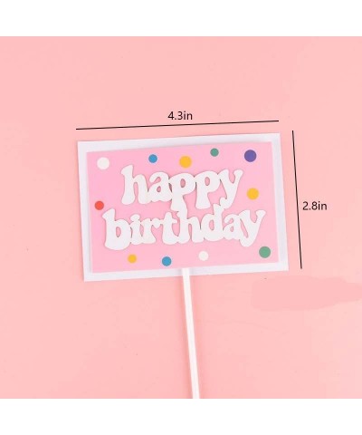 princess Cake Topper Happy Birthday Banner Cake Decoration For Girl Kid Birthday $19.52 Kids' Party Decorations