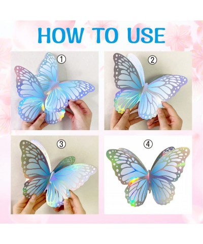 36pcs/18 Pairs Silver Butterfly Table Centerpiece for Birthday Party cute Decorations Butterfly Table Toppers Centerpieces ae...