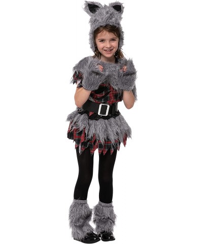 Cute Styled Kids Werewolf Costume for Small to X-Large Girl $42.29 Kids' Costumes