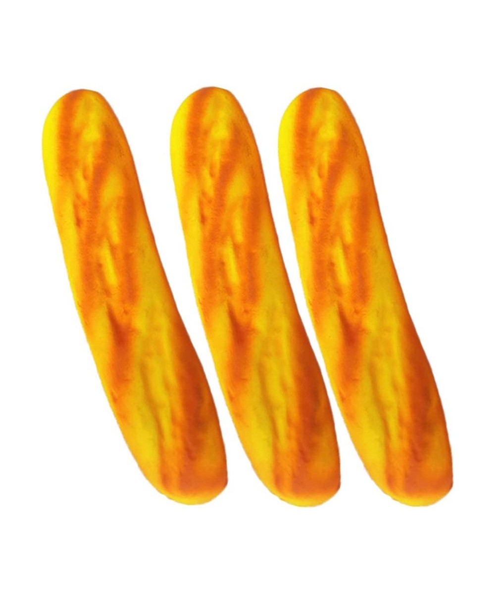 3pcs Artificial French Long Bread Loaf Lifelike Fake Dessert Cake Food Pretend Play Food Playset Toys Photography Prop Kitche...