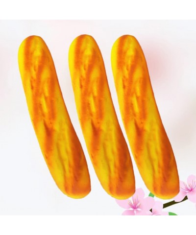 3pcs Artificial French Long Bread Loaf Lifelike Fake Dessert Cake Food Pretend Play Food Playset Toys Photography Prop Kitche...