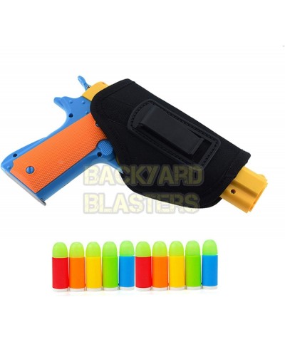 Kid Toy Gun Colt 1911 Rubber Bullet Pistol with Black Holster - Unique Gift Intended for Fun M1911 Toy Guns for Boys Yellow $...