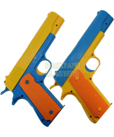 Kid Toy Gun Colt 1911 Rubber Bullet Pistol with Black Holster - Unique Gift Intended for Fun M1911 Toy Guns for Boys Yellow $...