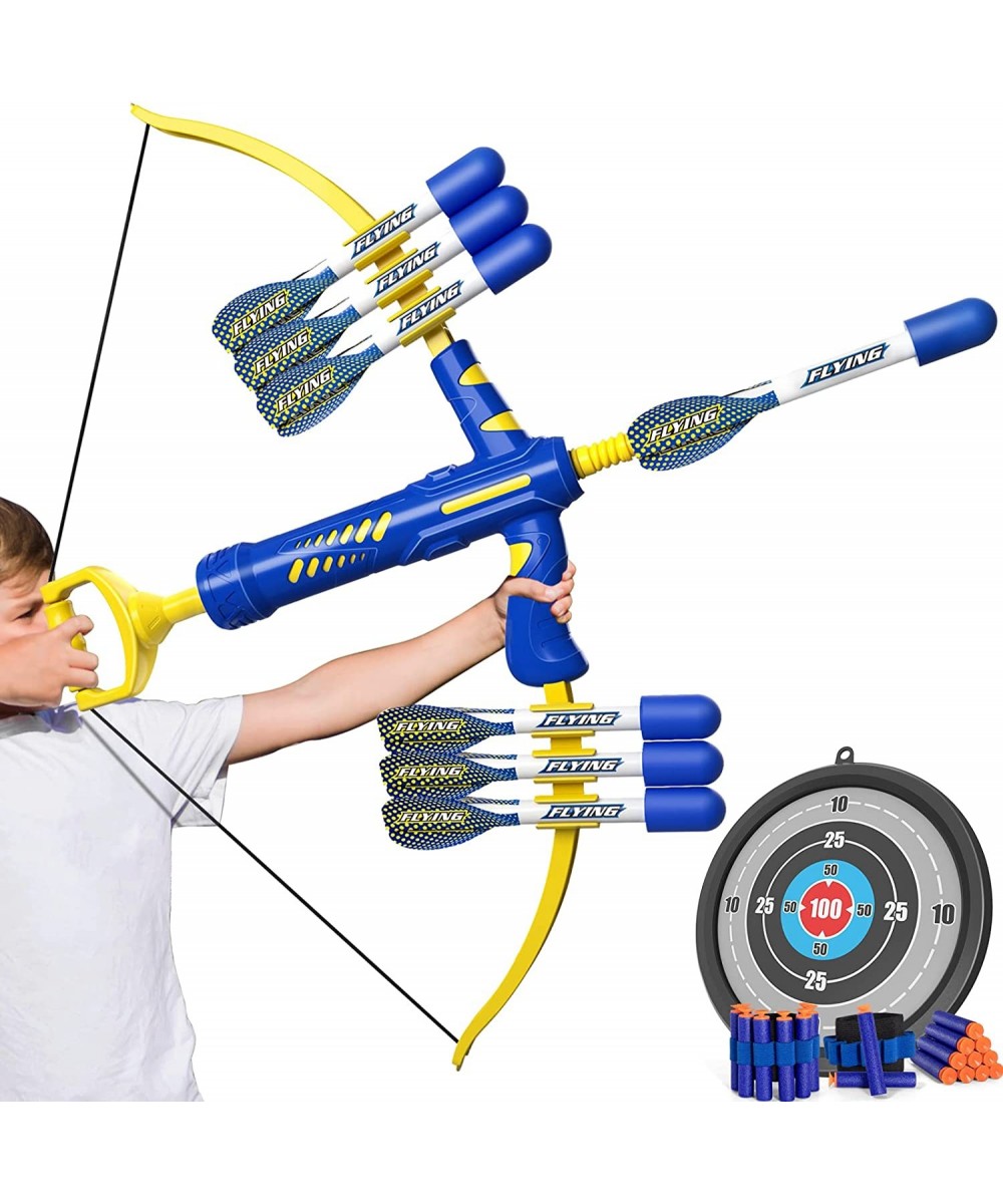 Bow and Arrow Set for Kids 8-12 Kids Foam Bow Arrow Archery Set - Shoots Over 120 Feet Includes 10 Arrows 2 Quiver 20 Foam Da...