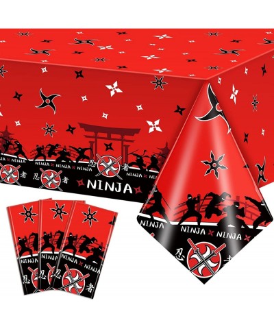 Ninja Tablecloths Ninja Party Decorations Disposable Ninja Warrior Table Covers Ninja Birthday Party Supplies Ninja Table Dec...