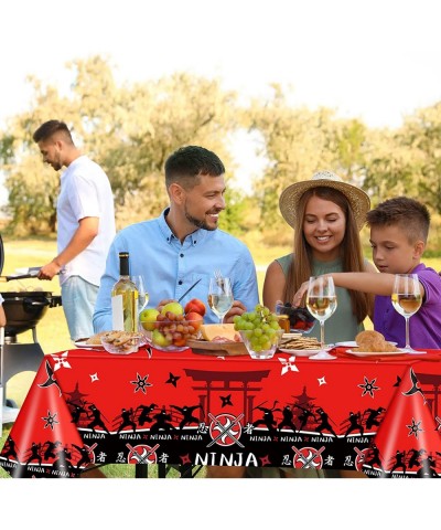 Ninja Tablecloths Ninja Party Decorations Disposable Ninja Warrior Table Covers Ninja Birthday Party Supplies Ninja Table Dec...