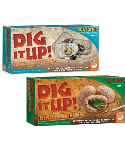 Dig It Up! Dinosaur Eggs and Mineral Stones Set of 2 Dig Kits $82.02 Educational Science Kits