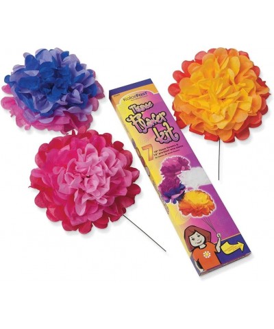 0059600 - TISSUE PAPER FLOWER KIT 10" 7 PER KIT ASSORTED COLORS $40.09 Craft Kits